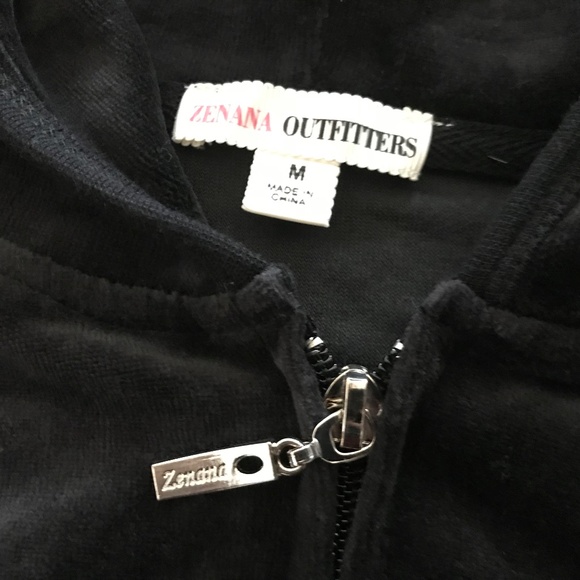 Zenana outfitters Women Jacket Hoodd Coat Black - Picture 6 of 7